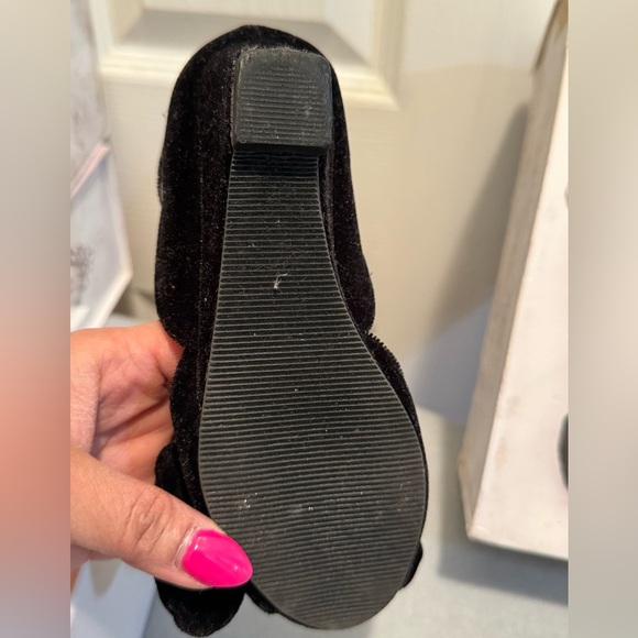 Joyfolie Lucia Heels in black velvet - Picture 4 of 7